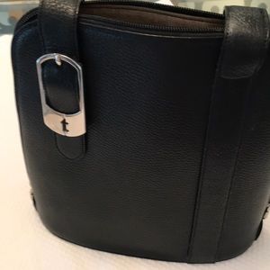 Made in Italy all leather shoulder bag